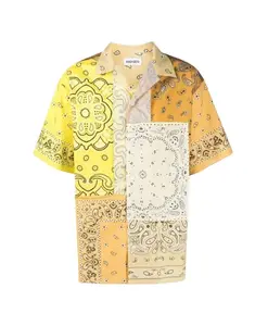 Рубашка с короткими рукавами и принтом в стиле пэчворк Kenzo, мультиколор