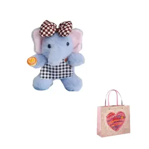 Плюшевая кукла Cartoon Animal Fresh Look Little Elephant высотой 15см Abay