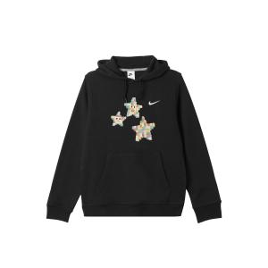 Nike Мужская толстовка с капюшоном, черная, средней толщины