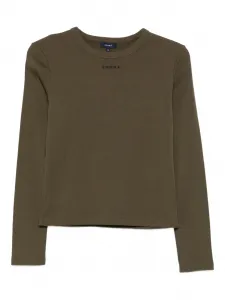 Футболка с вышитым логотипом Soeur, зеленый