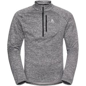 Водолазка среднего слоя с застежкой-молнией на 1/2 дюйма Odlo, серый