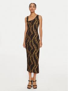 Платье на каждый день приталенного кроя Versace Jeans Couture, черный