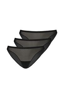 Трусы Teyli 3er Pack: Mesh Agil, черный