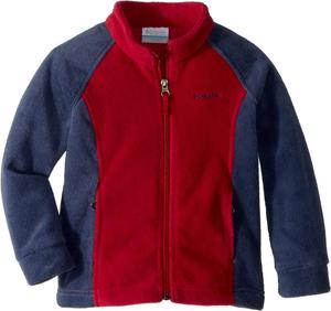 Columbia Girls Benton Springs Fleece, Pomegranate/Nocturnal
