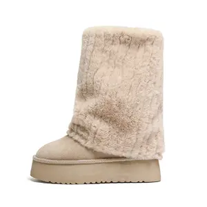 Earl Cat Тёплые короткие зимние сапоги женские Milk Oat, цвет Milk Oat.