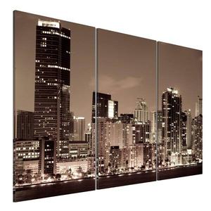 Картина Artgeist Abend in Miami, 80 см цвет braun sepia