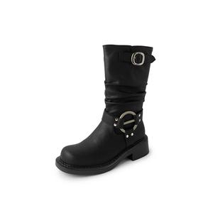 Ботильоны женские 4,5 см Yeezyy Reezy, Black