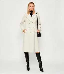 Меховая шуба ЛАЙЛА Guess Jeans, экрю