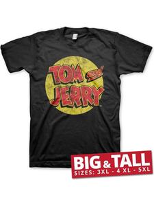 Футболка черного цвета Tom & Jerry