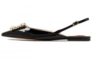 Roger Vivier Туфли Casual из лаковой кожи для женщин Black