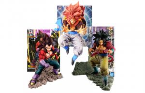 Очки Sun Wukong, фигурки Dragon Ball GT Super Saiyan 4 & Vegeta & Gogeta, бонусный подарок 16 см BANPRESTO