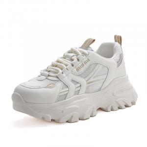 Низкие массивные кроссовки женские POOQ, Milk Tea