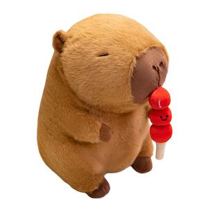 Плюшевая кукла Капибара Sugar Stick Scarf, высота 23см/33см/45см MLING