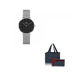 DW/DanielWellington Часы Daniel Wellington Petite Sterling 32mm, Black Dial