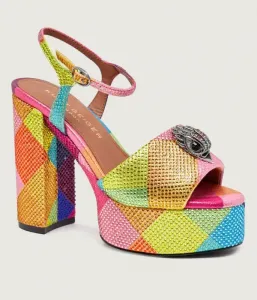 225-Kensington Сандалии на каблуке Kurt Geiger, мультиколор