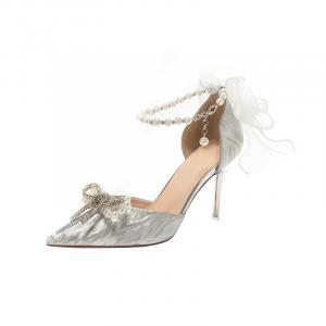 Стройные каблуки Высокие каблуки 8,5 см Женские RoseDoris, Серебристый