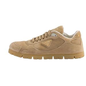 Туфли Lifestyle женские с низким верхом светло-коричневые Prada