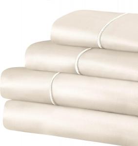 Superior Комплект постельного белья однослойный цвет ivory плотность 1500 нитей Ivory