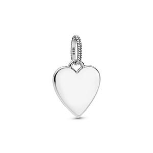Кулон Engravable Heart Tag Pandora, стерлинговое серебро