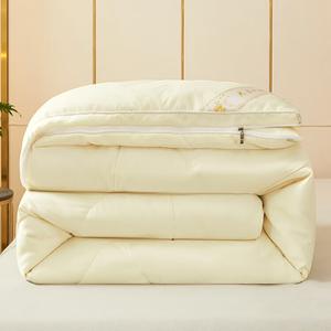 Fuanna Одеяло из соевого волокна 150х200 см, вес 5 кг, двухстороннее на молнии, цвет бежевый