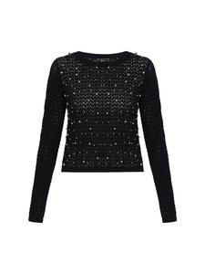 Faina Женский свитер черного цвета