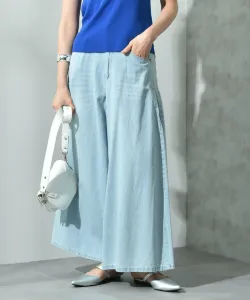 Широкие джинсы с боковыми складками Interplanet, цвет Blue