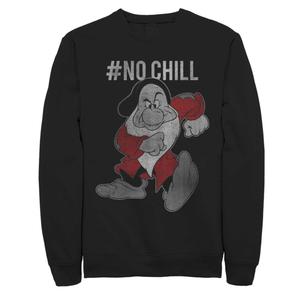 Мужской флисовый свитер Disney Snow White Grumpy No Chill Licensed Character