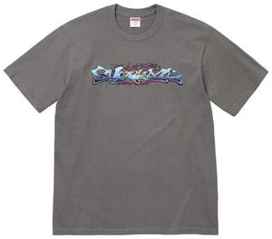 Футболка Supreme Tag Tee, серый