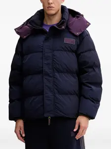 Куртка с капюшоном и нашивкой-логотипом Ea7 Emporio Armani, синий