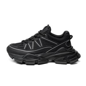 FED Дышащие массивные кроссовки мужские низкие черные, цвет Black