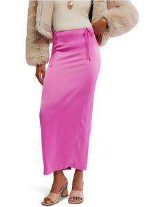 Женская юбка Free People Rosetto Column, Super Pink