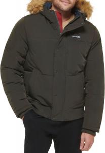 Мужская стеганая куртка-бомбер Tommy Hilfiger Arctic Cloth (стандартная и для больших и высоких), Olive Tech