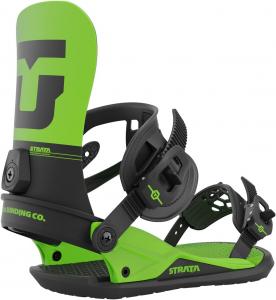 Крепления для сноуборда Union Strata Team, мужские, размер M (8-10), кислотно-зеленые Union Binding Company & Design
