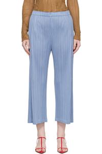 Pleats Please Issey Miyake Синие брюки месячных цветов декабрь