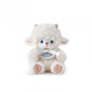 Маленькая плюшевая игрушка спящий ягненок с лапками плюшевая кукла высота 17см BABA DOLL