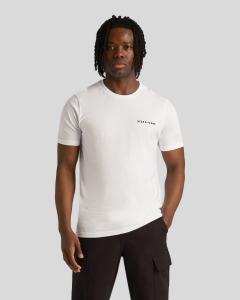 Футболка с вышивкой внутри Lyle & Scott, белый