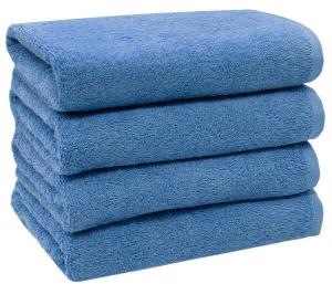 Полотенце Zollner 00000319 4 шт, 50x1x100 см, синий