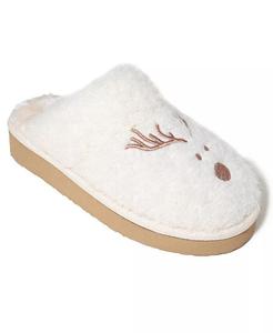 Женские тапочки с оленями Minnetonka, бежевый
