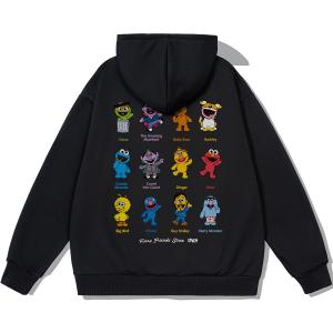 SESAME STREET Толстовка унисекс «УЛИЦА СЕЗАМ», Светло-серый