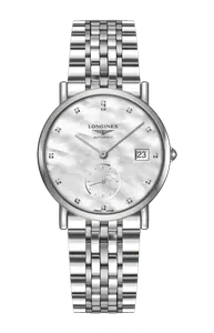 Часы Longines Elegant collection с перламутром 34,50 мм