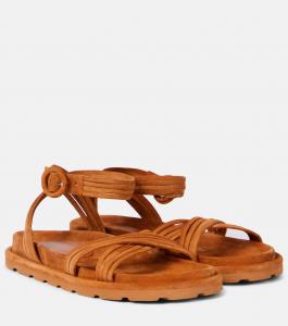 Замшевые сандалии Lianne Gianvito Rossi, Luggage