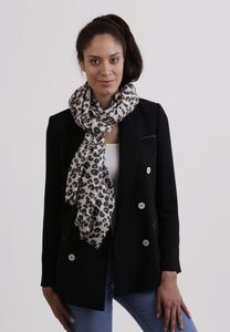 Шарф CASH-MERE LEOPARD, Weiss/White