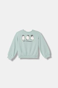 Детская толстовка United Colors Of Benetton, бирюзовый