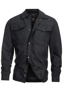 Рубашка на пуговицах классического кроя INDICODE JEANS INFinny , Black