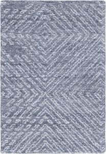 Ковер SAFAVIEH, 61 x 92 см, Abstract Collection, Blue, ручной работы из шерсти, идеален для помещений с высокой проходимостью: прихожая, гостиная, спальня (ABT146M)