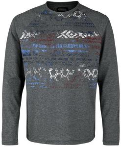 Рубашка с длинными рукавами RED by EMP, серый