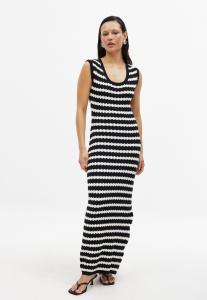 Платье NA-KD Maxi dress, Stripe/Black