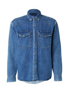 Рубашка на пуговицах классического кроя Abercrombie & Fitch, Blue Denim