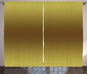 Штора ABAKUHAUS Ombre Rustic, винтажный цифровой дизайн, присборенная тесьма для спальни с петлями и крючками, 280 x 225 см, горчично-коричневый цвет Abakuhaus