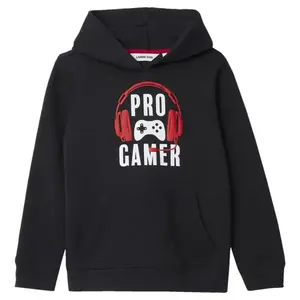 Флисовая толстовка с капюшоном для мальчиков 2-20 лет Lands' End, цвет gamer red black